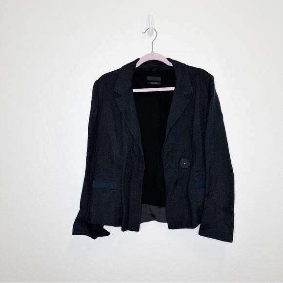 Prada Black Single Button Blazer Size 42 US 4-6 - Picture 1 of 8